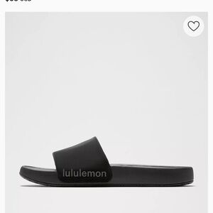 lululemon athletica Black Slide Sandals